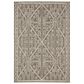 ROW by Oriental Weavers Zarina Southwestern Brown and Beige 3"3" x 5" Indoor/Outdoor Area Rug, , large