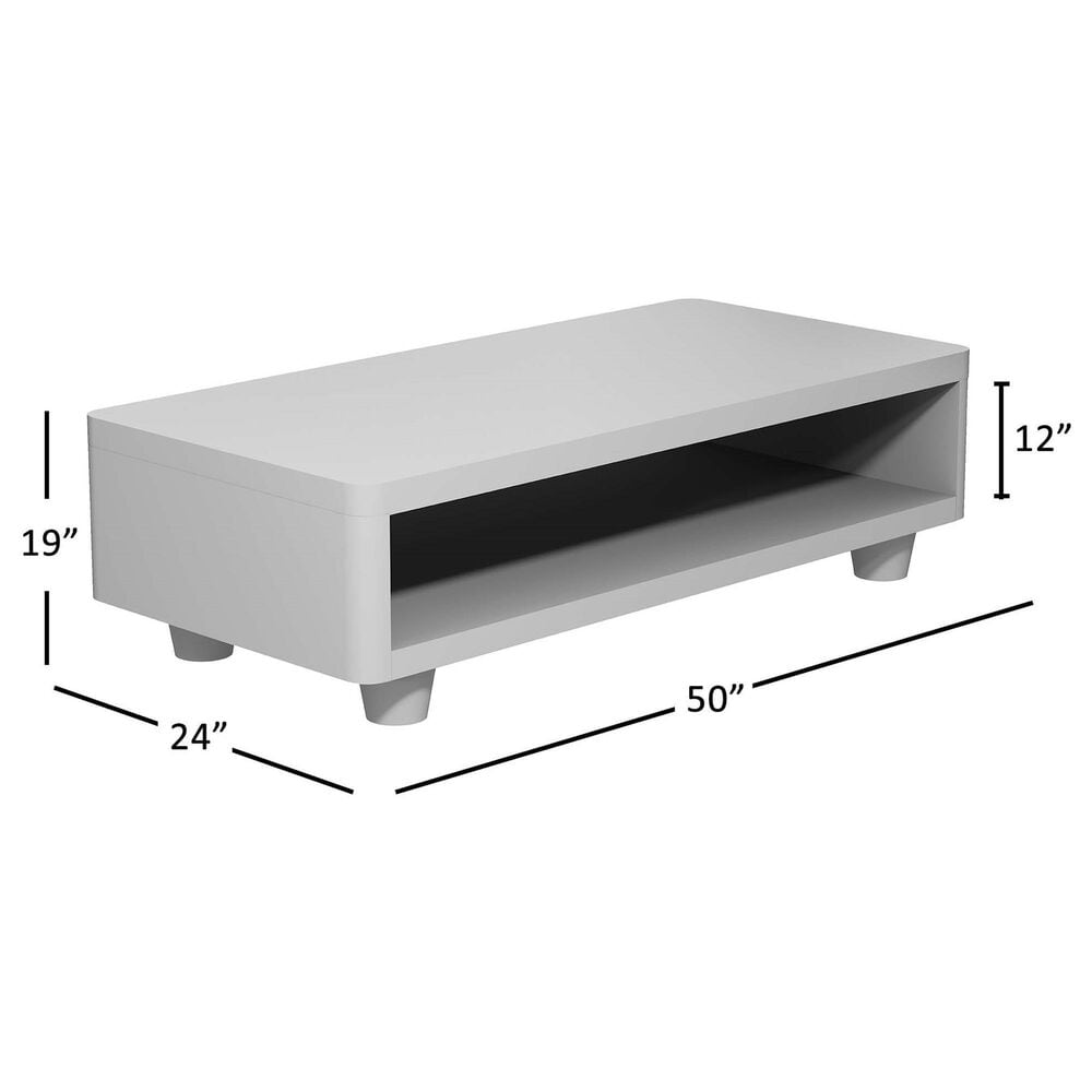 Waltham Origins Storage Cocktail Table in Washed Sand, , large