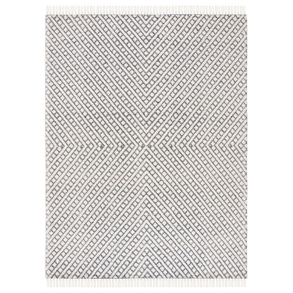 Safavieh Natura NAT355A 10" x 14" Ivory and Black Area Rug, , large