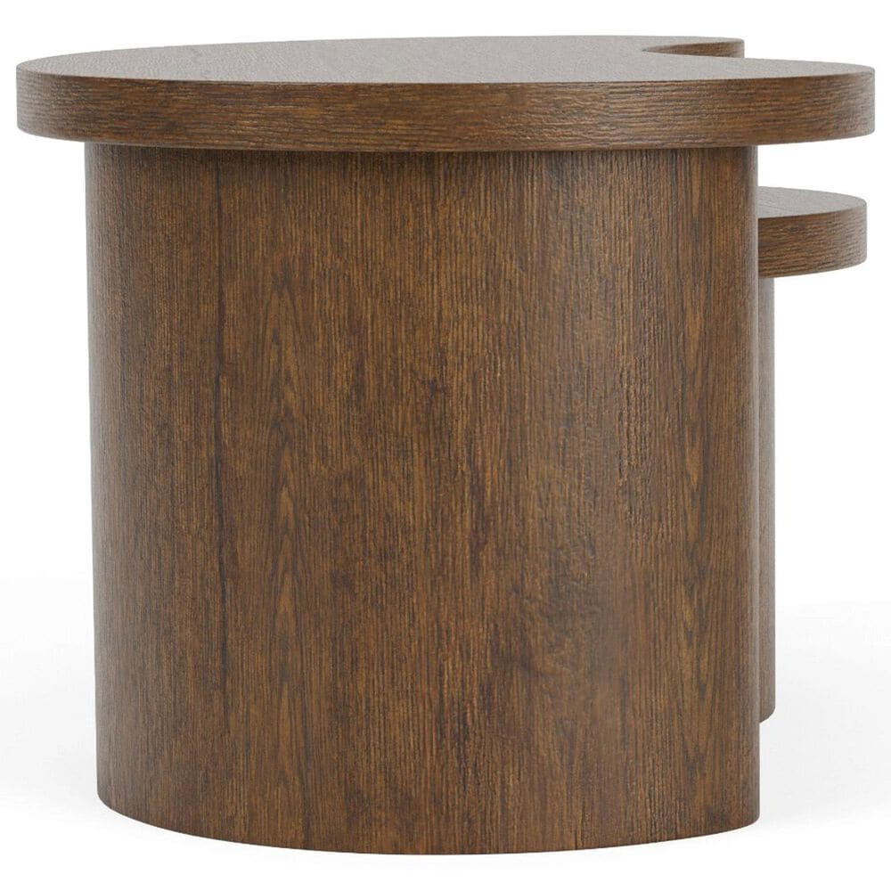 Riverside Furniture Santa Cruz 2-Piece Bunching Cocktail Table Set in Whiskey Oak, , large