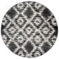 Safavieh Adirondack ADR118R-6R 6" x 6"  Charcoal/Ivory Round Rug, , large