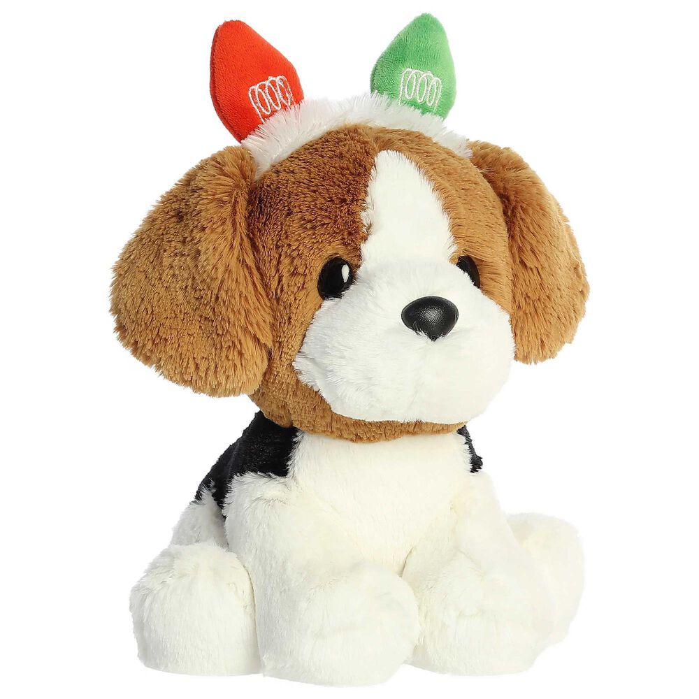 Aurora Holiday 8.5" Cheer Judy Brody Beagle Plush in Brown, , large
