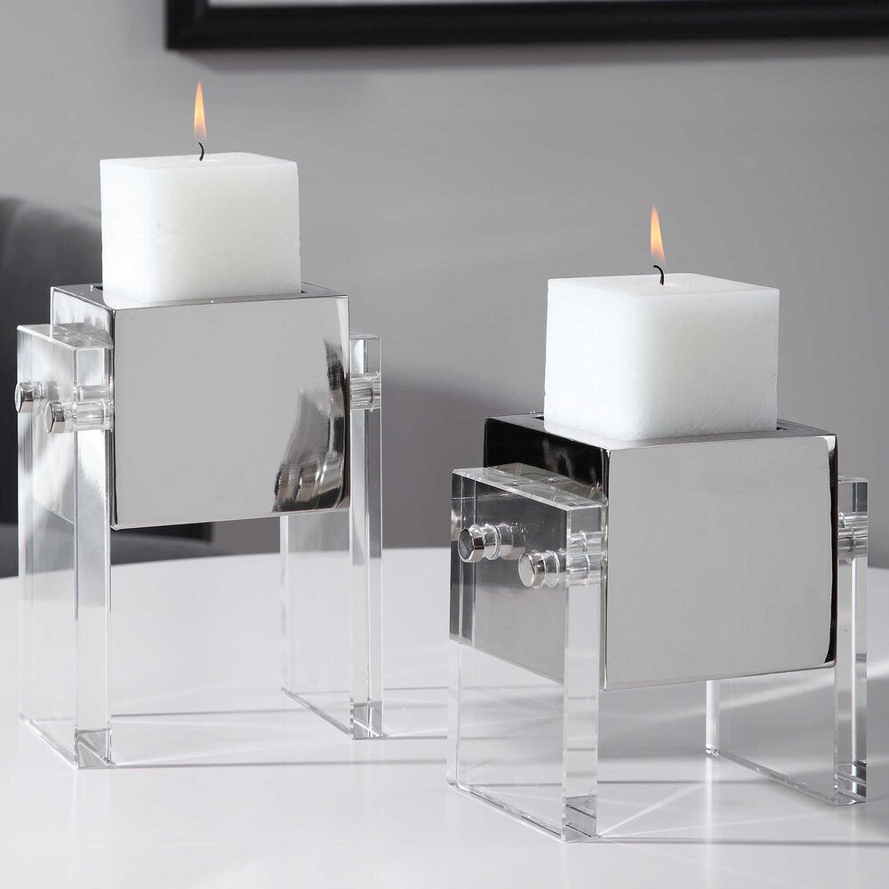 Uttermost Sutton Candle Holder (Set of 2), , large