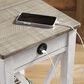 Ashley Adalane Accent Table in Distressed White and Gray, , large