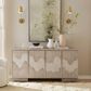 Belle Furnishings Terrace 69" 4-Door Accent Cabinet in Gravel, , large