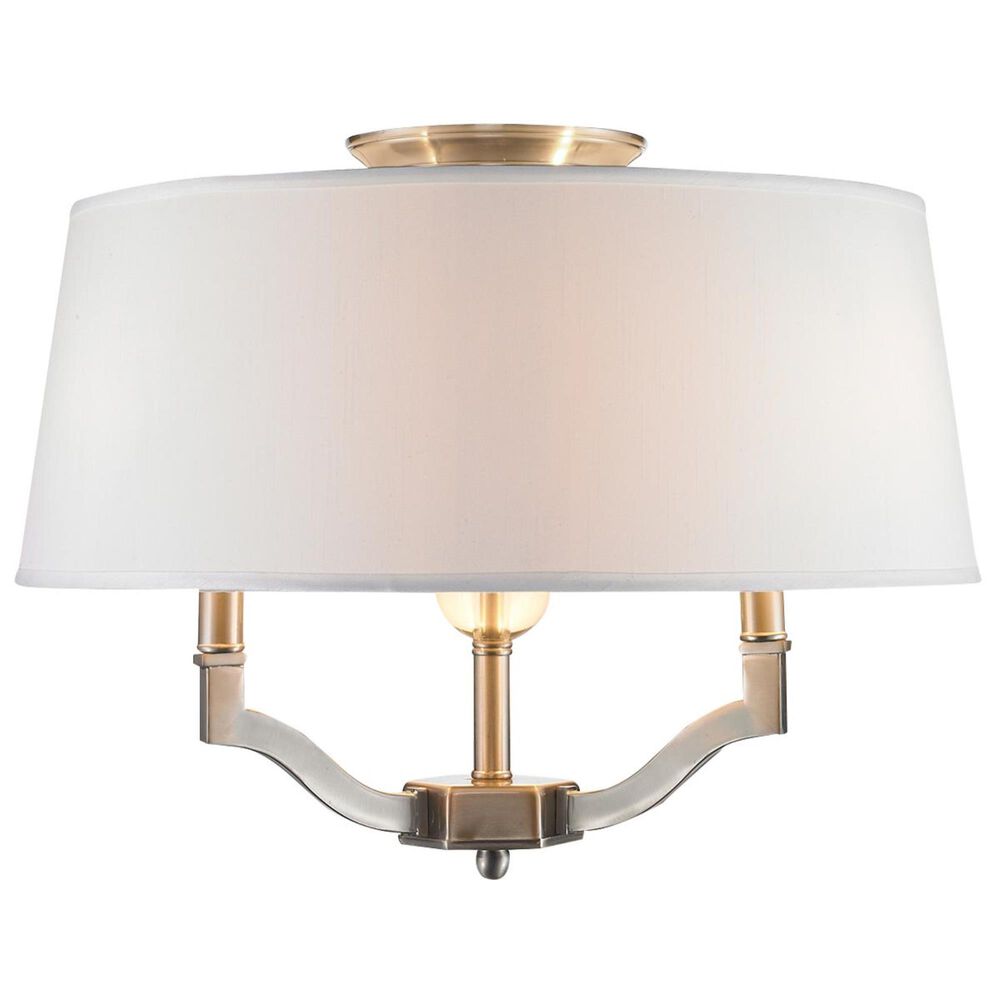 Golden Lighting Waverly Semi-Flush (Convertible) in Pewter, , large
