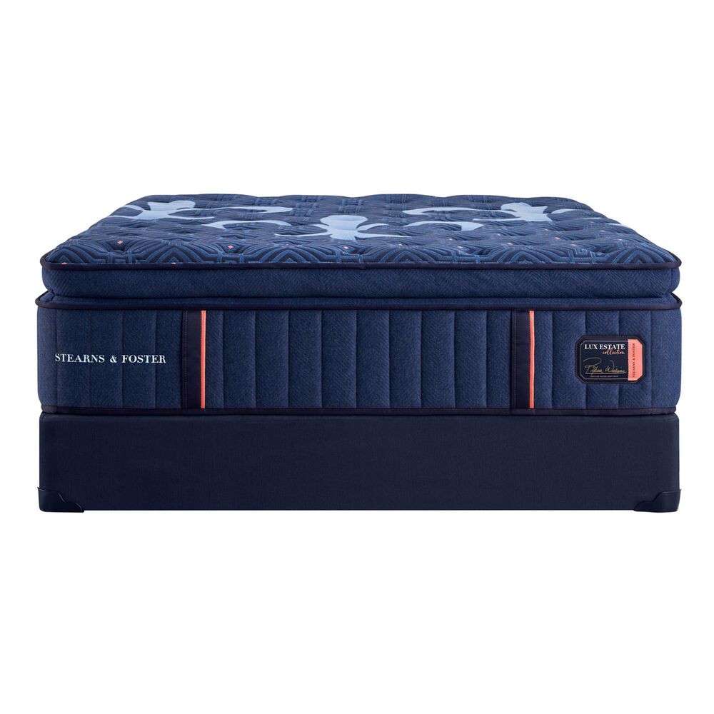 Stearns and Foster Lux Estate Soft Pillow Top Queen Mattress with High Profile Box Spring, , large