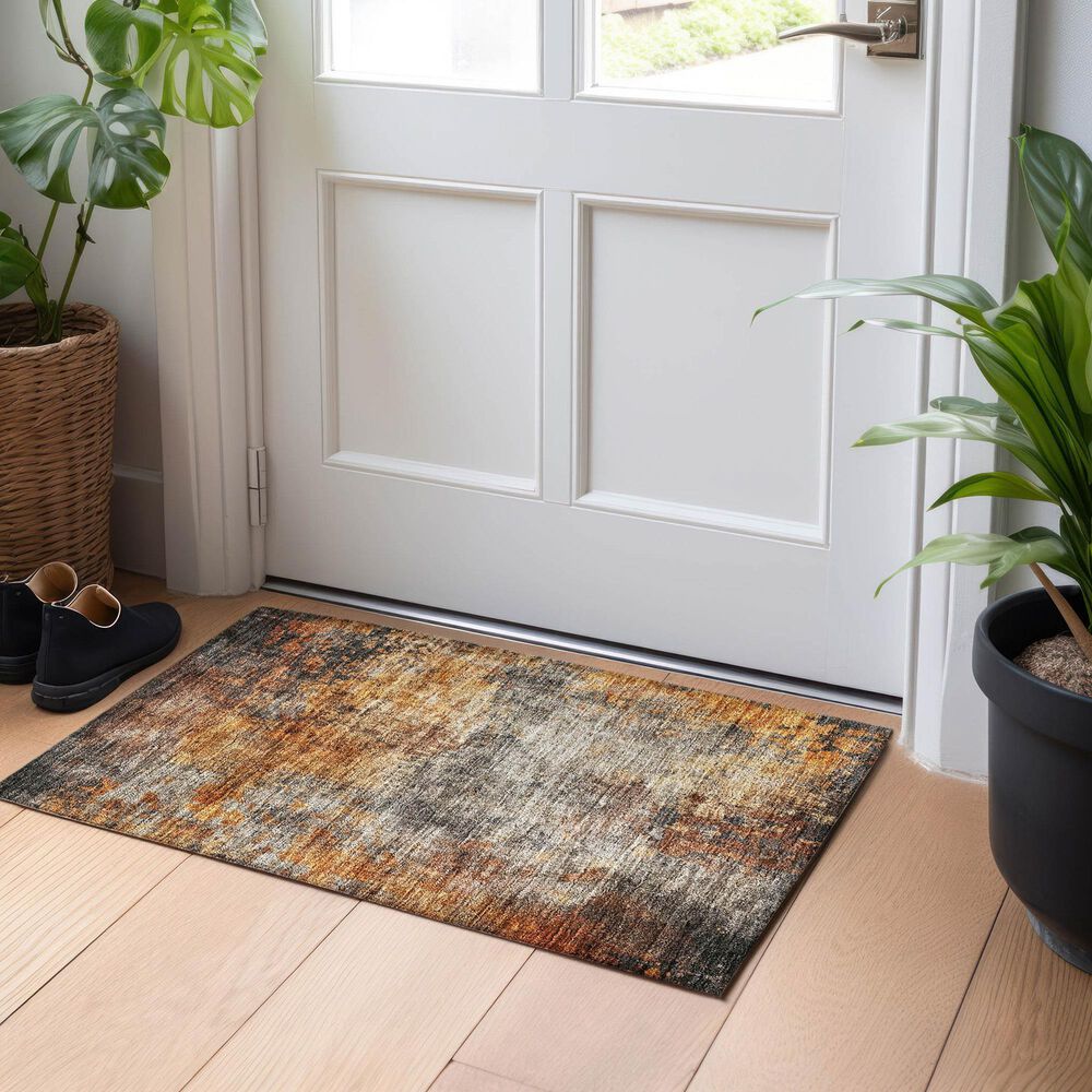 Dalyn Rug Company Nouveau NV18 1&#39;8&quot; x 2&#39;6&quot; Paprika Indoor/Outdoor Area Rug, , large