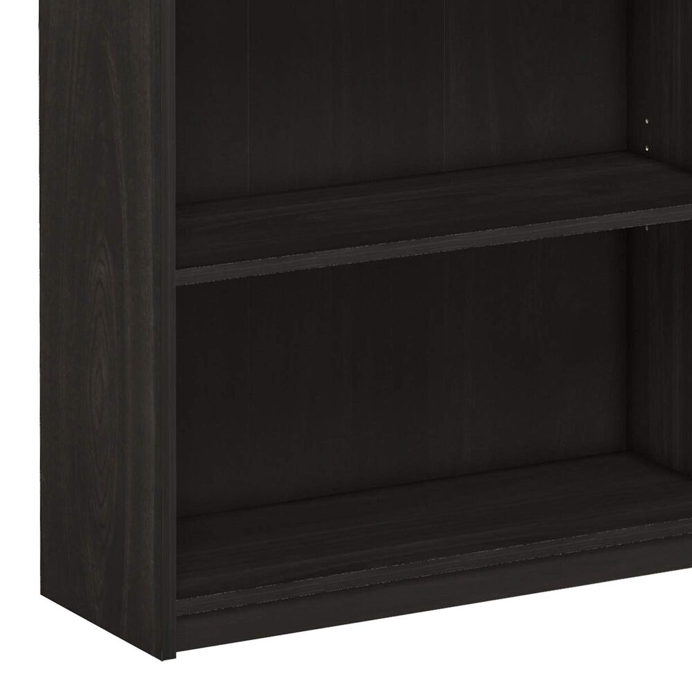HOMLUX 3-Tier Display Bookshelf with Adjustable Shelves in Espresso, , large