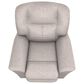 La-Z-Boy Jasper Manual Rocker Recliner with Swivel Base in Lunar Stone, , large
