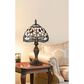 Cal Lighting 7" Tiffany Accent Lamp in Antique Brass, , large