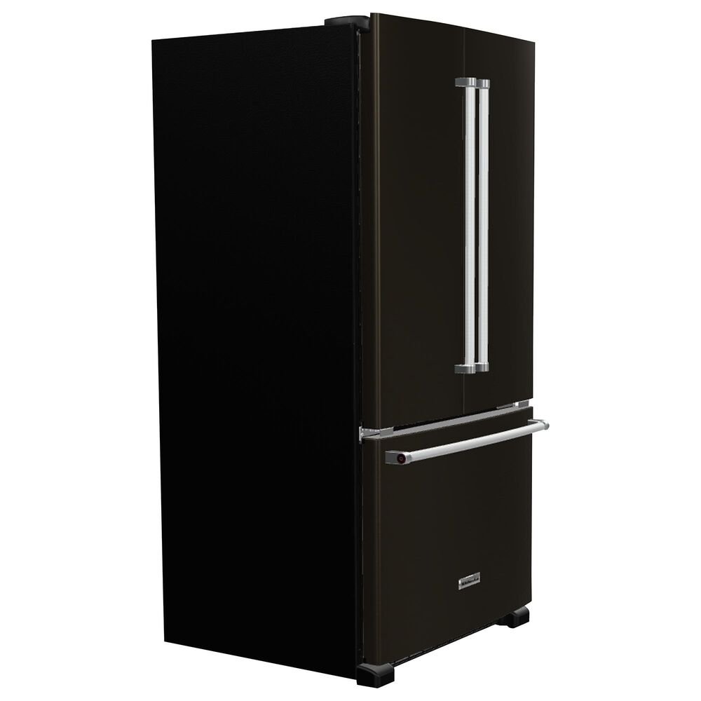 KitchenAid 22 Cu. Ft. French Door Refrigerator in PrintShield Black Stainless Steel, , large