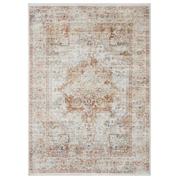 Loloi Bonney 7"10" x 10"2" Ivory and Sunset Area Rug, , large
