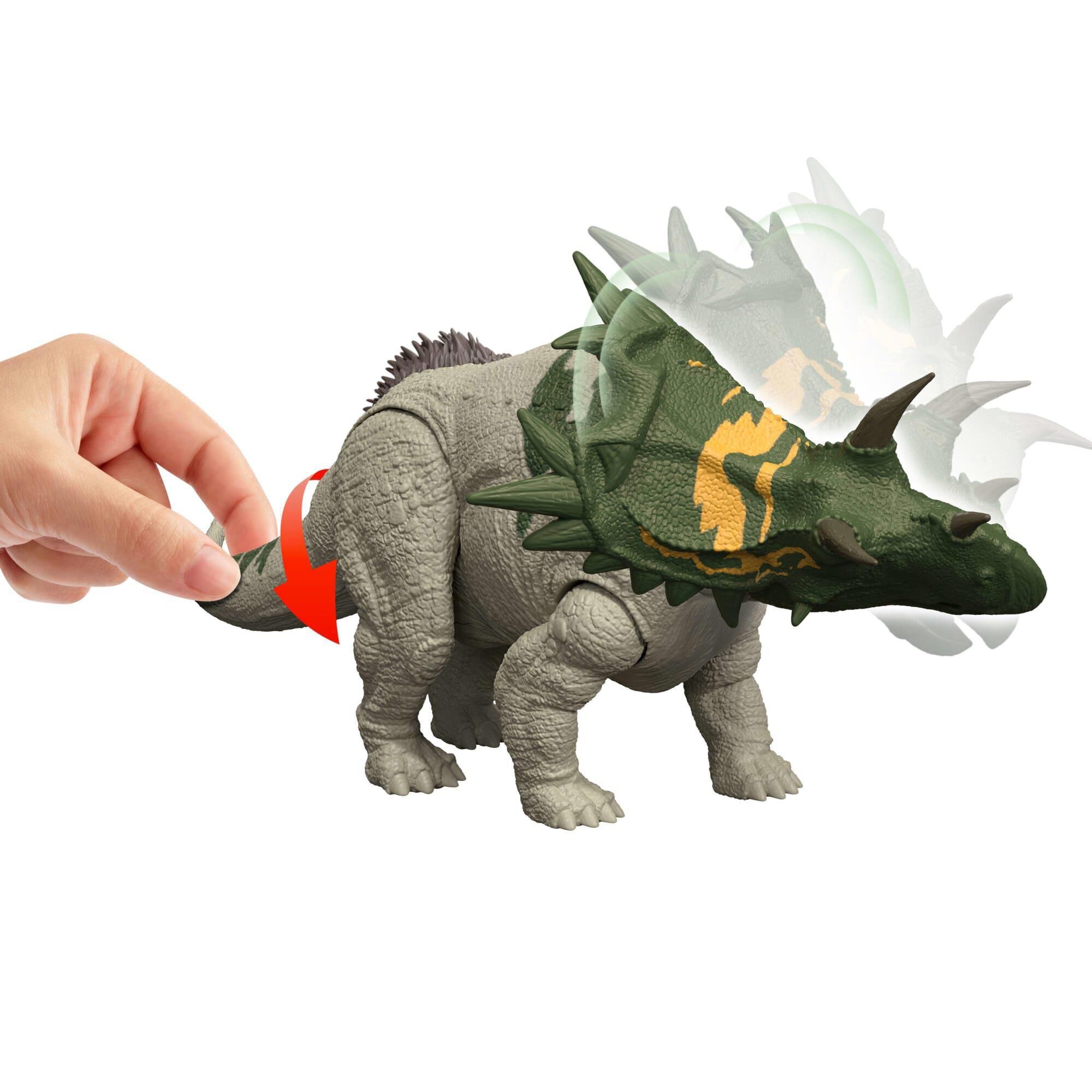 Jurassic World Spiclypeus Wild Roar Dinosaur Action Figure in Green