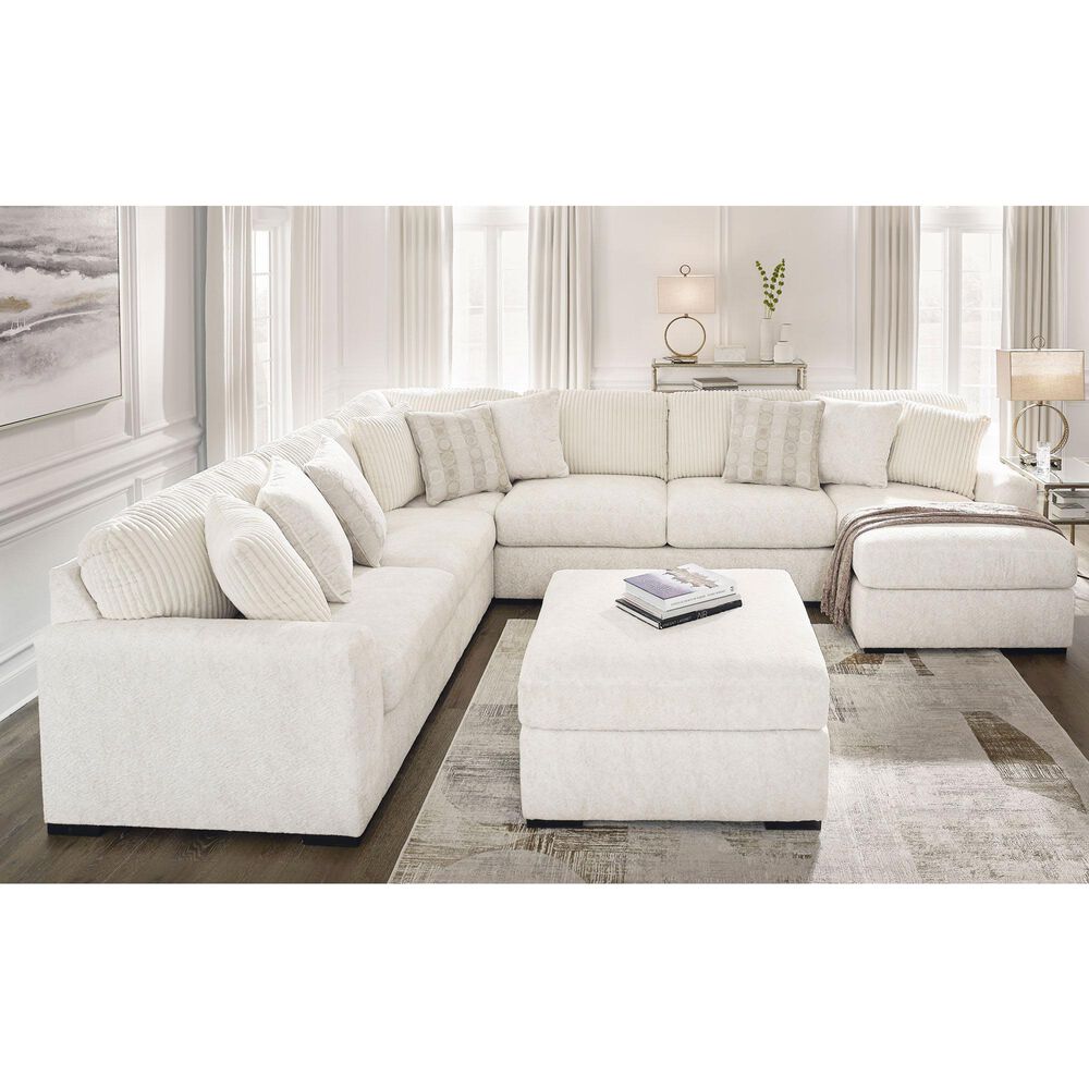 Ashley Chessington Oversized Accent Ottoman in Ivory, , large