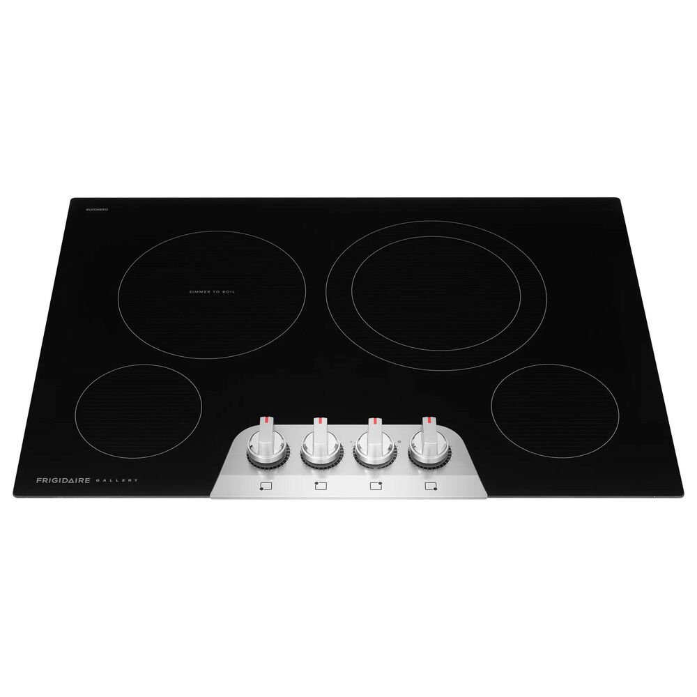 Frigidaire Gallery 30" Electric Cooktop with 4 Element in Stainless Steel and Black, , large