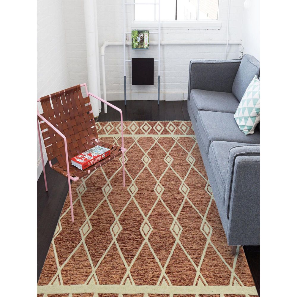 Amer Rugs Vista 9&#39; x 13&#39; Rust Area Rug, , large