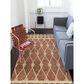 Amer Rugs Vista 9" x 13" Rust Area Rug, , large
