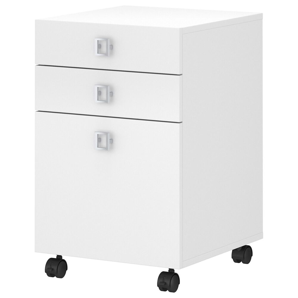 Bush Echo 2-Piece Office Set in Pure White, , large