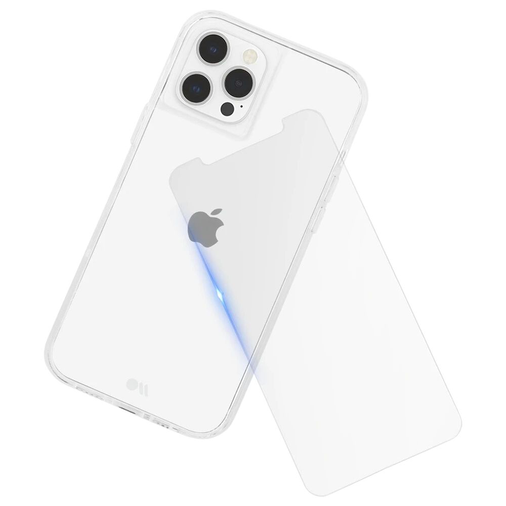 Case-Mate Protection Pack Tough Case And Glass Screen Protector For Apple iPhone 12 Pro Max in Clear, , large