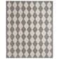 Nourison Positano Geometric Charcoal 8" x 10" Indoor/Outdoor Area Rug, , large