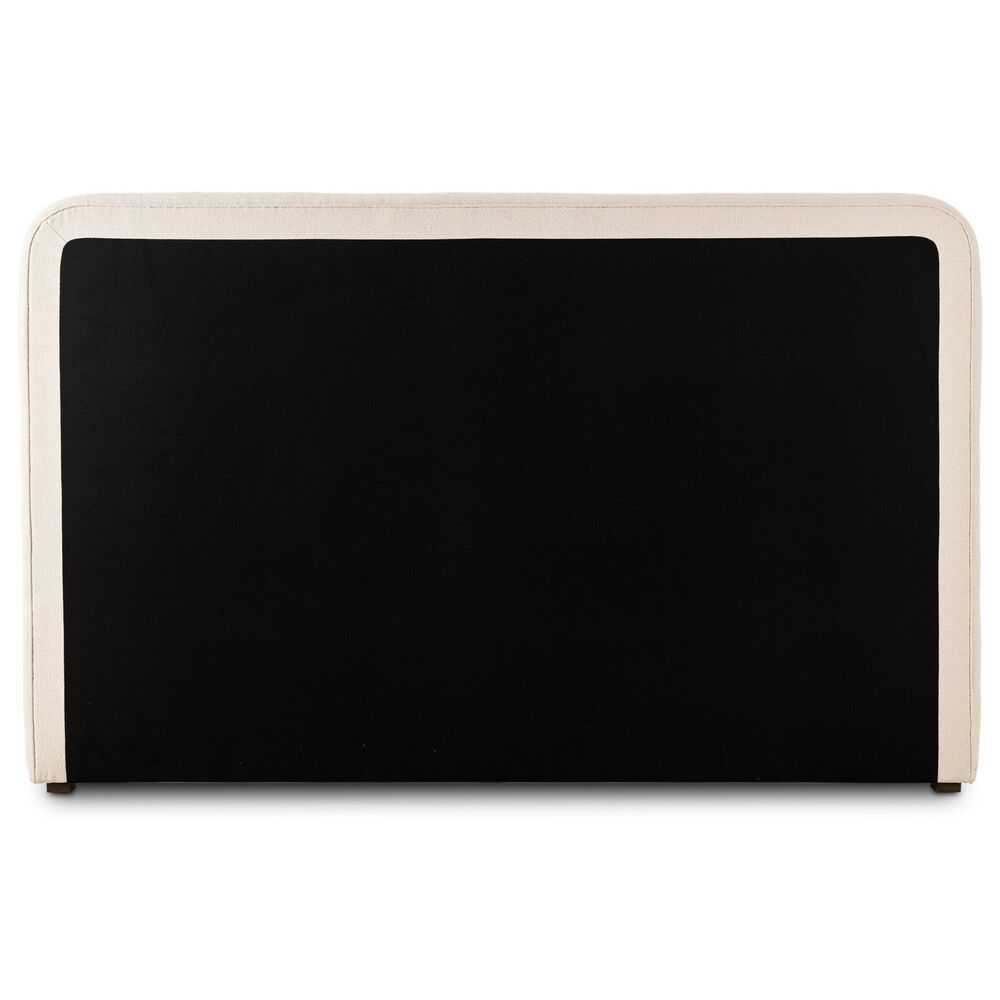 Four Hands Elodie King Platform Panel Bed in White, , large