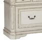 Belle Furnishings Magnolia Manor Credenza in White, , large