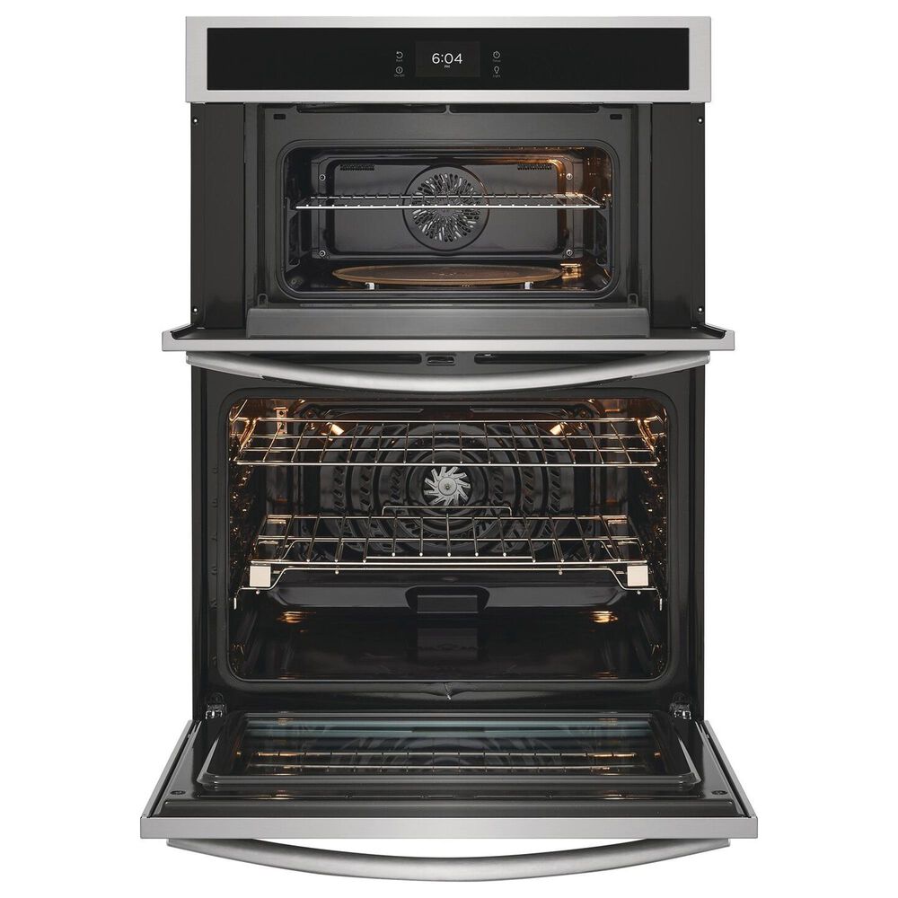 Frigidaire Gallery 2-Piece Kitchen Package with 30" Electric Microwave Combination Wall Oven and 30" Gas Cooktop in Stainless Steel, , large