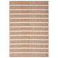 Nourison Positano POS03 Jute and Ivory 6" x 9" Indoor/Outdoor Area Rug, , large