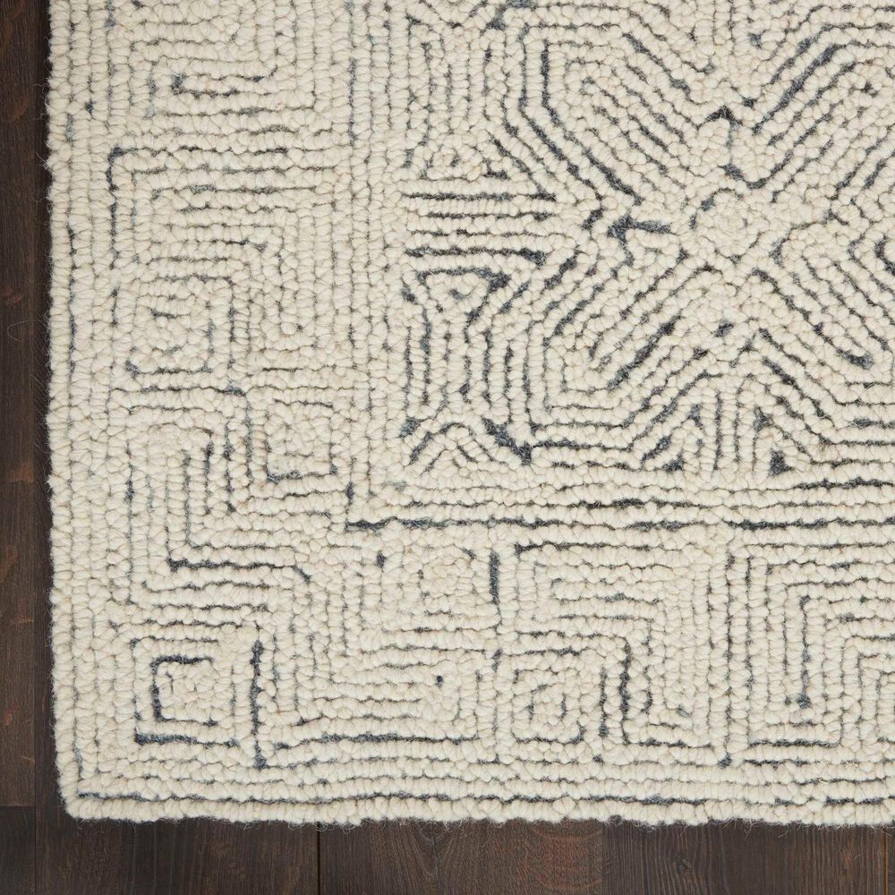 Nourison Colorado 5&#39;3&quot; x 7&#39;3&quot; Ivory and Navy Area Rug, , large