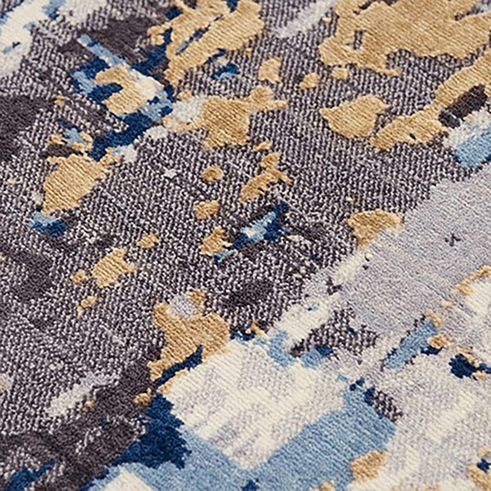 RIZZY Bolero BOL727 2&#39;6&quot; x 8&#39; Ivory, Beige, Blue and Light Gray Runner, , large