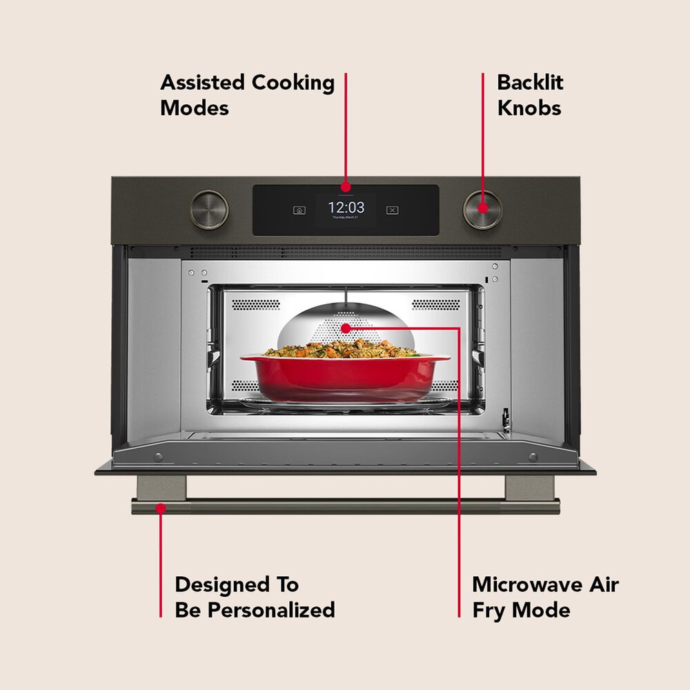 KitchenAid 2-Piece Kitchen Package with Black Ore 30" Smart Combination Wall Oven and Black 36" Induction Cooktop, , large