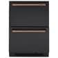 Cafe Undercounter Refrigeration Handle Kit in Brushed Copper, , large
