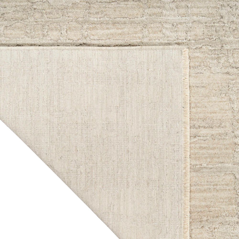 Nourison Latitude Ivory Beige 5'3" x 7'6" Area Rug, , large