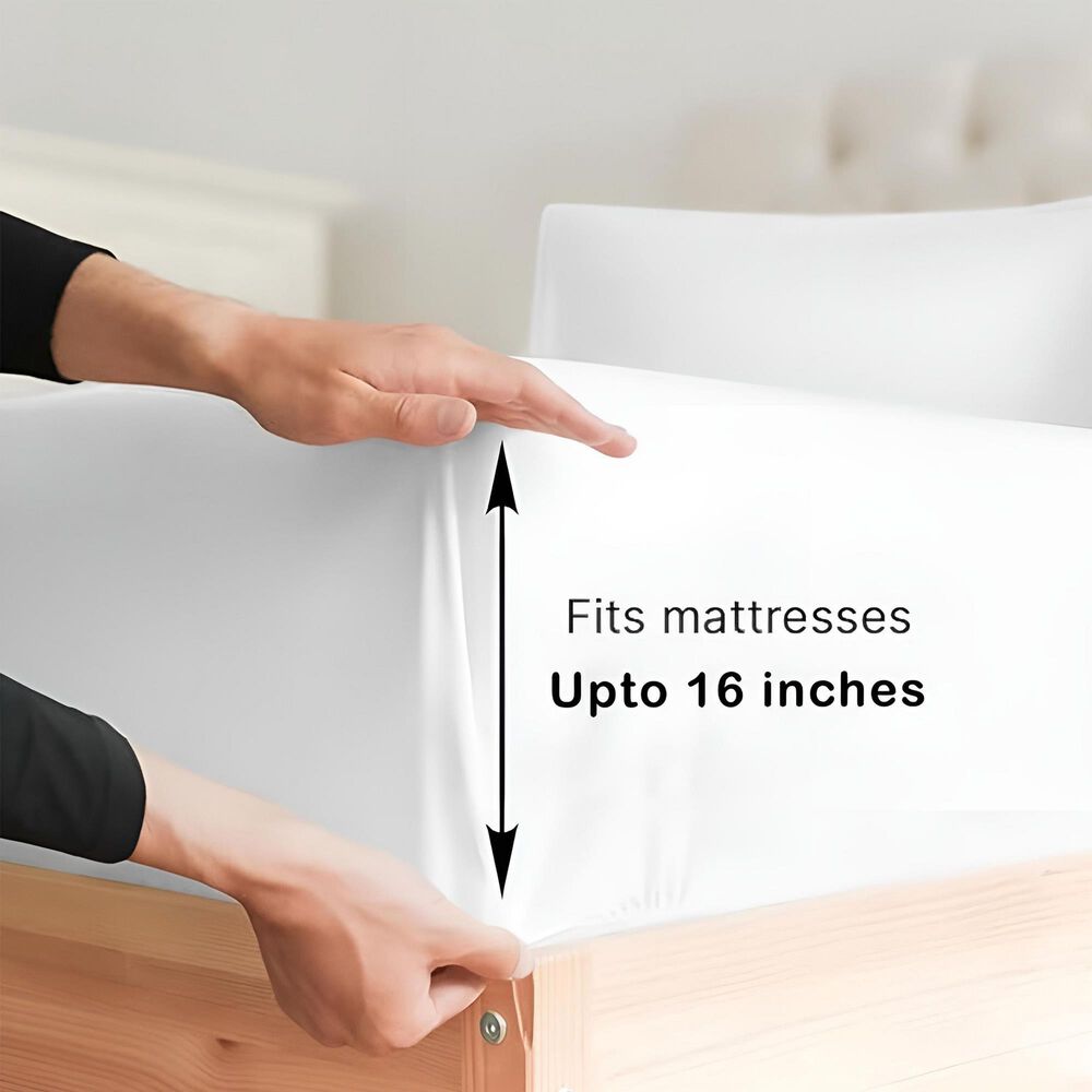 Trade Linker 3-Piece Twin/Twin XL Microfiber Sheet Set in White, , large