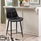 Linon Home Decor Elder 24" Counter Stool in Black, , large