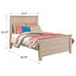 Ashley Willowton Full Panel Bed in Whitewash, , large