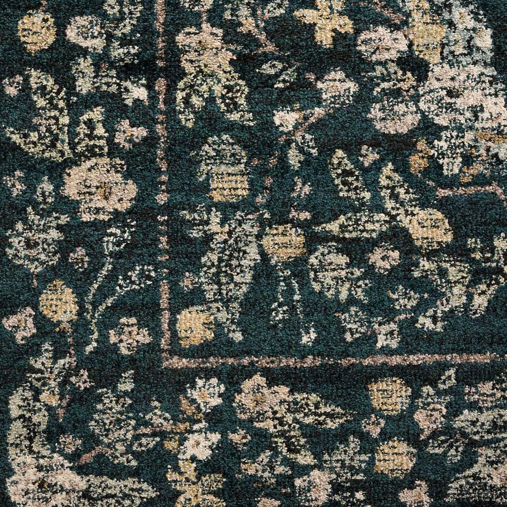 Rifle Paper Co. x Loloi Laurel Peacock Garden 2&#39;8&quot; x 8&#39; Navy Runner, , large