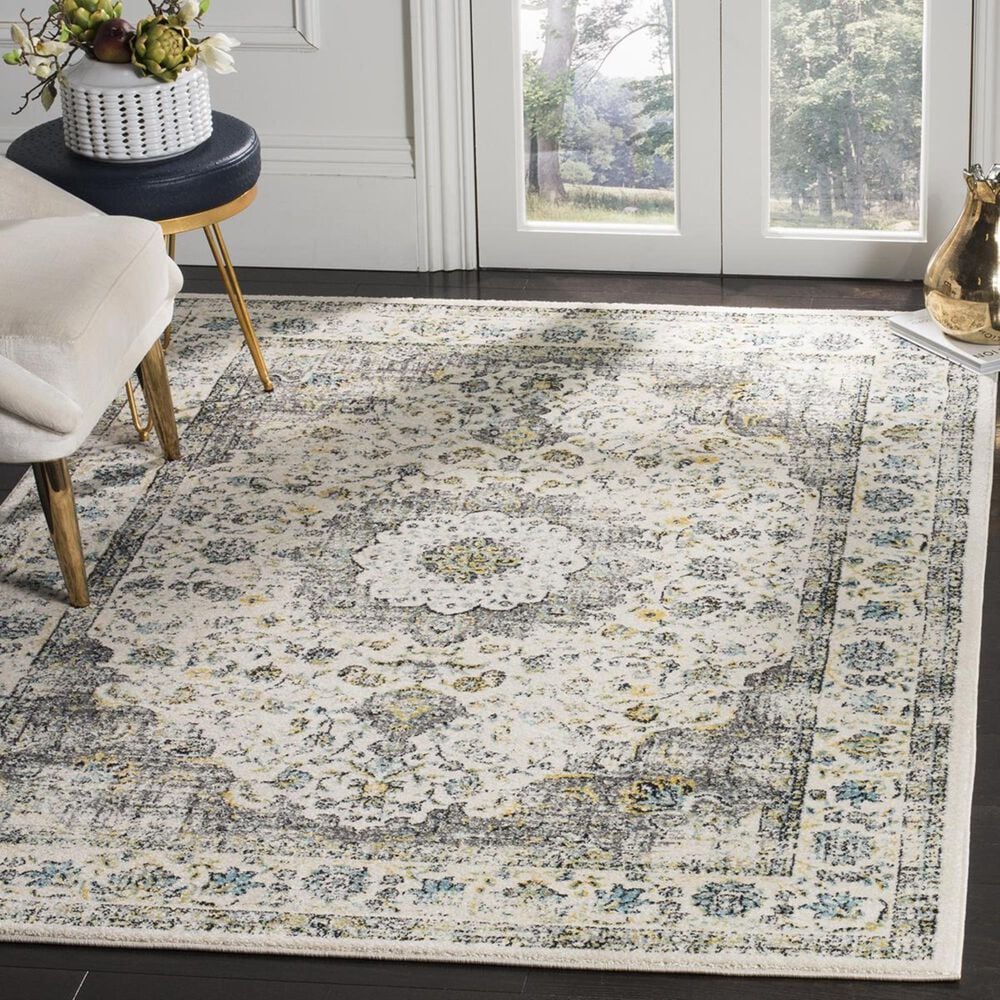 Safavieh Evoke EVK220B-10 10&#39; x 14&#39; Grey/Gold Area Rug, , large