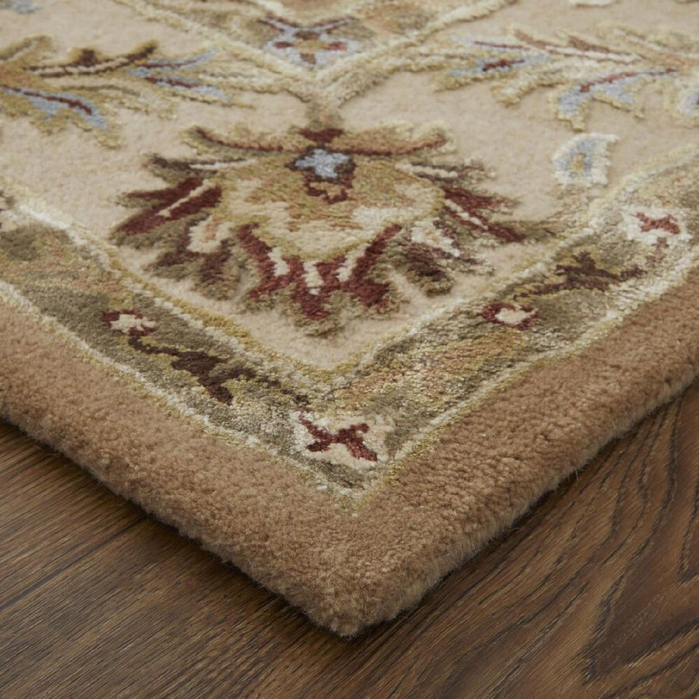 Feizy Prescott 5&#39; x 8&#39; Ivory and Beige Area Rug, , large