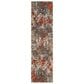 Safavieh Monaco MNC225H-26 2"2" x 6" Grey/Orange Runner, , large