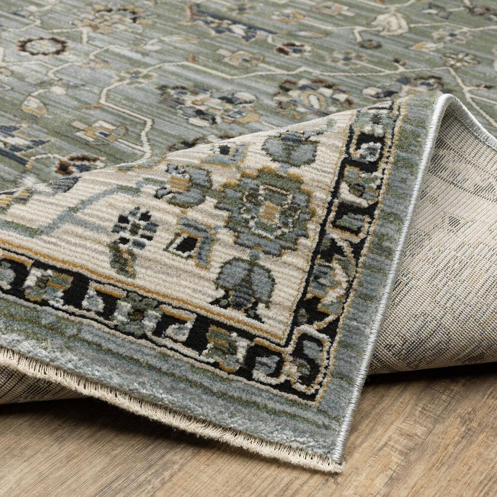 Oriental Weavers Keira KEI07 Blue and Green 6&#39;7&quot; x 9&#39;6&quot; Area Rug, , large