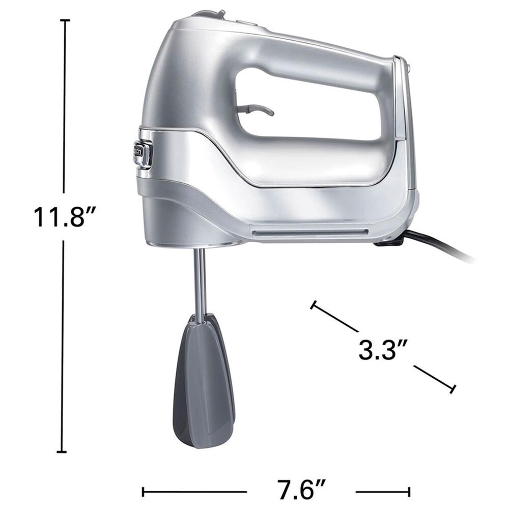 Hamilton Beach Professional 5-Speed Hand Mixer with Easy Clean Beaters in Silver, , large