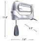 Hamilton Beach Professional 5-Speed Hand Mixer with Easy Clean Beaters in Silver, , large