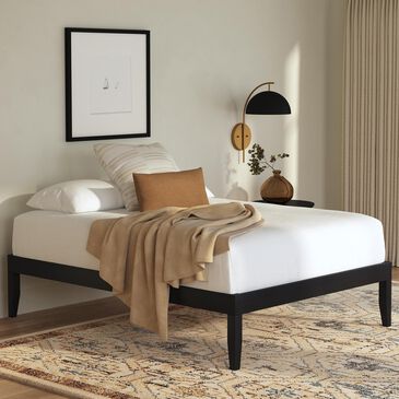 Linon Home Decor Polly Full Platform Bed in Bold Black, , large