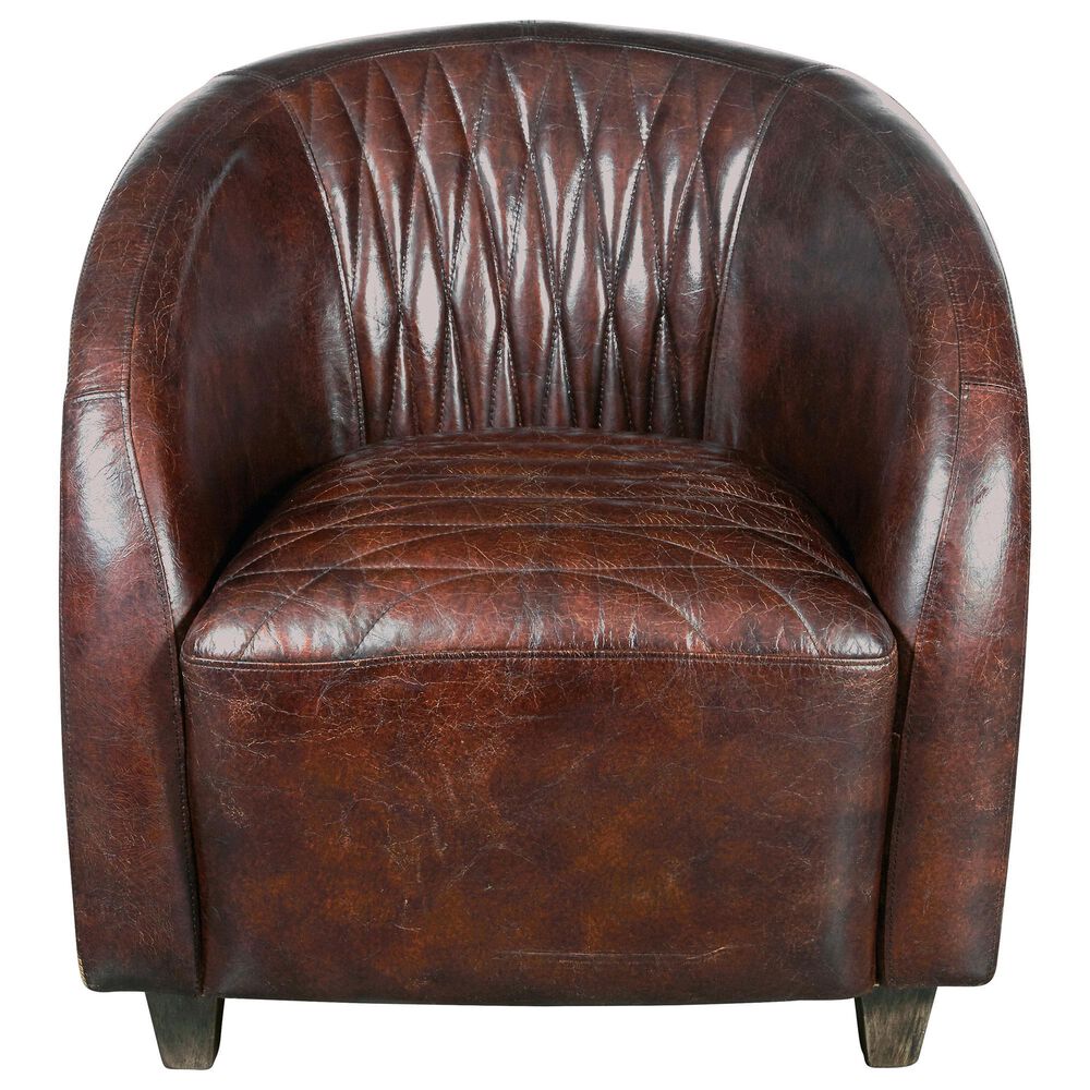Accentric Approach Pulaski Club Chair in Brown, , large