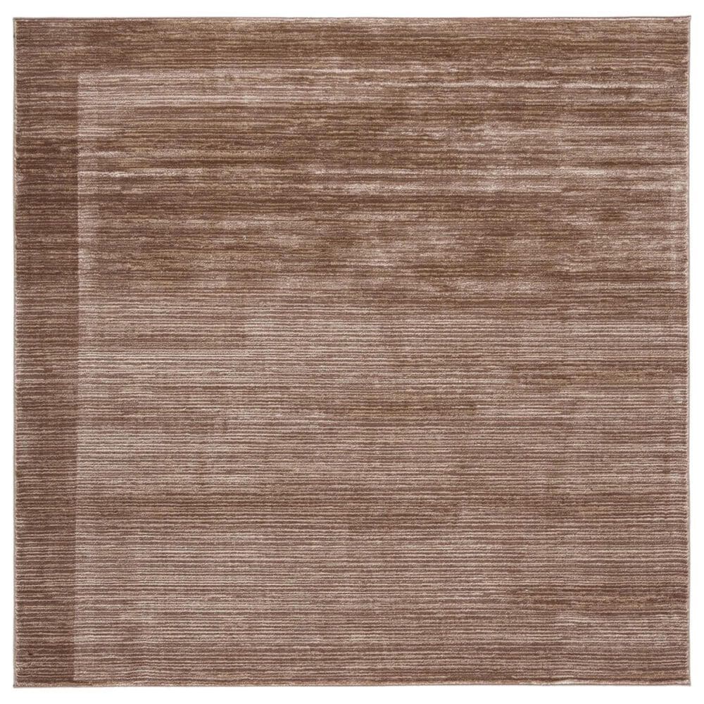 Safavieh Vision 6"7" Square Light Brown Area Rug, , large