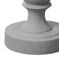 Hearth and Haven Outdoor Round Side Table with Sculpted Pedestal Base in Grey, , large