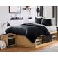 Hallmart Collectibles Puffer 2-Piece Twin Comforter Set in Black, , large