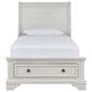 Ashley Robbinsdale 4-Piece Twin Storage Bedroom Set in Antique White, , large